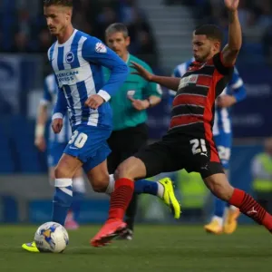Brighton and Hove Albion's Joe Bennett in Action Against Huddersfield Town (April 2015) Brighton and Hove Albion's Joe Bennett in Action Against Huddersfield Town (April 2015)