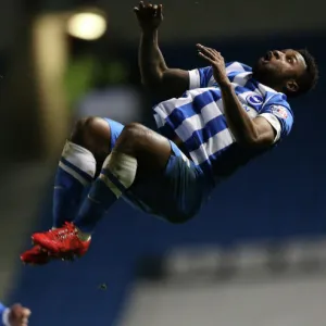 Brighton and Hove Albion's Kazenga LuaLua Scores Thrilling Goal Against Derby County (3 March 2015)