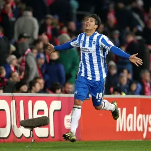 Brighton & Hove Albion's Leonardo Ulloa Scores Late Goal to Secure 2-0 Victory Over Cardiff City (February 19, 2013) Brighton & Hove Albion's Leonardo Ulloa Scores Late Goal to Secure 2-0 Victory Over Cardiff City (February 19, 2013)