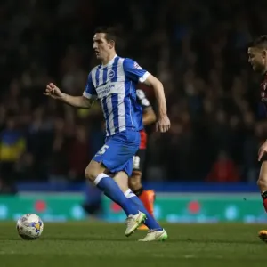 Brighton and Hove Albion's Lewis Dunk in Action Against AFC Bournemouth (April 2015) Brighton and Hove Albion's Lewis Dunk in Action Against AFC Bournemouth (April 2015)