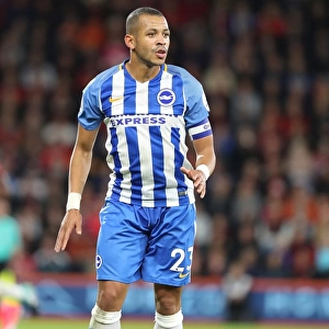 Brighton and Hove Albion's Liam Rosenior in Action against AFC Bournemouth in EFL Cup Clash (19SEP17)