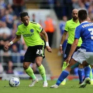 Brighton and Hove Albion's Liam Rosenior Faces Off Against Ipswich Town in Sky Bet Championship Clash, August 2015