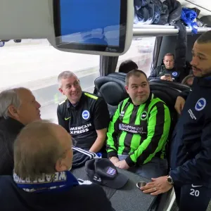 Brighton & Hove Albion's Liam Rosenior on Sky Bet 10 in 10 Bus to Birmingham City Game (17DEC16) Brighton & Hove Albion's Liam Rosenior on Sky Bet 10 in 10 Bus to Birmingham City Game (17DEC16)