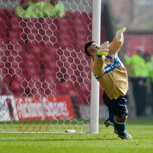 Brighton & Hove Albion's Peter Brezovan in Action Against Nottingham Forest (Mar 2012) Brighton & Hove Albion's Peter Brezovan in Action Against Nottingham Forest (Mar 2012)