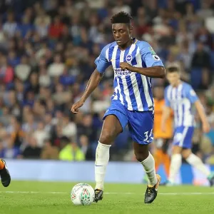 Brighton & Hove Albion's Rohan Ince in Action against Barnet in EFL Cup Match, 22nd August 2017 Brighton & Hove Albion's Rohan Ince in Action against Barnet in EFL Cup Match, 22nd August 2017