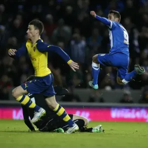 Brighton and Hove Albion's Sam Baldock Scores Stunner Against Arsenal in FA Cup (25 January 2015) Brighton and Hove Albion's Sam Baldock Scores Stunner Against Arsenal in FA Cup (25 January 2015)