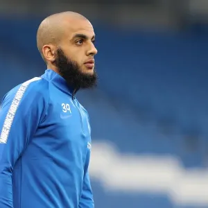 Brighton and Hove Albion's Soufyan Ahannach Defends in EFL Cup Clash vs Barnet (22AUG17) Brighton and Hove Albion's Soufyan Ahannach Defends in EFL Cup Clash vs Barnet (22AUG17)