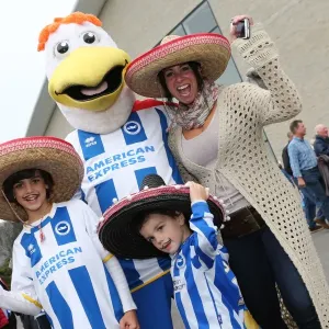 Brighton & Hove Albion's Spanish Day Celebration: Fans Dress Up at Amex Stadium vs. Bolton Wanderers (September 21, 2013) Brighton & Hove Albion's Spanish Day Celebration: Fans Dress Up at Amex Stadium vs. Bolton Wanderers (September 21, 2013)