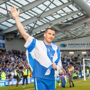 Brighton & Hove Albion's Tomer Hemed in Action Against Bristol City - EFL Sky Bet Championship 2017