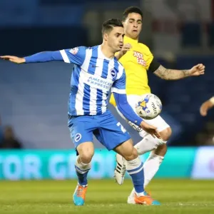 Brighton Midfielder Beram Kayal in Action against Derby County, Sky Bet Championship 2015 Brighton Midfielder Beram Kayal in Action against Derby County, Sky Bet Championship 2015