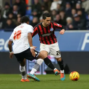 Brighton Midfielder Bolton Showdown: Kayal in Action vs. Bolton Wanderers (28FEB15)
