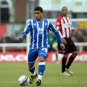 Brighton Midfielder Liam Bridcutt in Action Brighton Midfielder Liam Bridcutt in Action