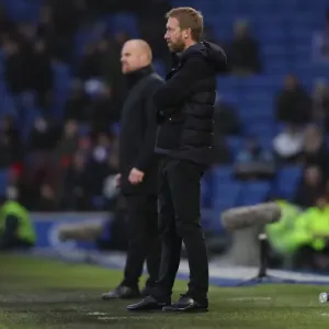 Brighton vs. Burnley: Intense Clash in Premier League, 19th February 2022 (American Express Community Stadium) Brighton vs. Burnley: Intense Clash in Premier League, 19th February 2022 (American Express Community Stadium)
