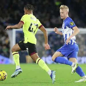Brighton vs. Burnley: Intense Premier League Clash at American Express Stadium (09DEC23)