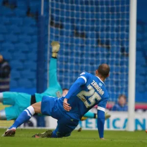 Brighton's Bobby Zamora Scores Against Huddersfield Town in Sky Bet Championship (23 Jan 2016) Brighton's Bobby Zamora Scores Against Huddersfield Town in Sky Bet Championship (23 Jan 2016)