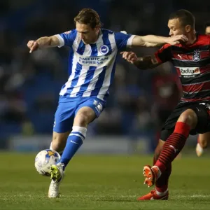Brighton's Craig Mackail-Smith Scores Against Huddersfield Town in Sky Bet Championship Match, April 2015 Brighton's Craig Mackail-Smith Scores Against Huddersfield Town in Sky Bet Championship Match, April 2015