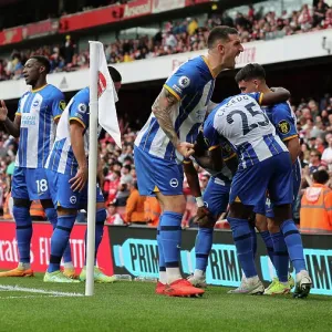 Brighton's Dunk Bravely Defends Against Arsenal: Premier League Clash, 14th May 2023 Brighton's Dunk Bravely Defends Against Arsenal: Premier League Clash, 14th May 2023