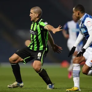 Brighton's El-Abd in Action against Blackburn, Npower Championship 2013 Brighton's El-Abd in Action against Blackburn, Npower Championship 2013