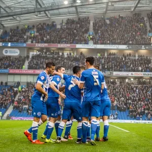 Brighton's Jamie Murphy Celebrates Dramatic Winning Goal Against Milton Keynes Dons (07NOV15) Brighton's Jamie Murphy Celebrates Dramatic Winning Goal Against Milton Keynes Dons (07NOV15)