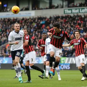 Brighton's Kayal in Action Against Bolton Wanderers (28FEB15)