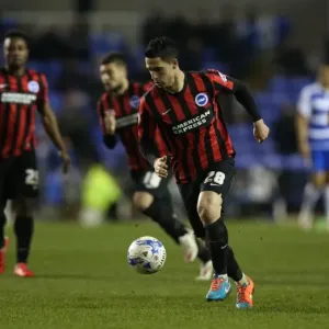 Brighton's Kayal in Action: Reading vs. Brighton and Hove Albion, Championship 2015