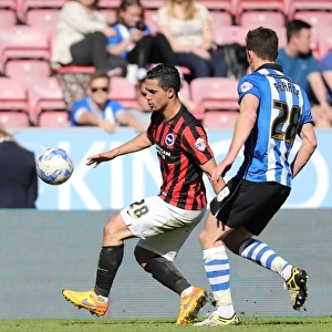 Brighton's Kayal in Action against Wigan in Championship Clash (18APR15)