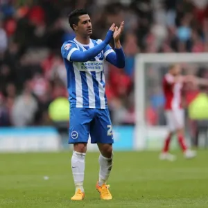 Brighton's Kayal Appreciates Fan Support: Middlesbrough vs. Brighton & Hove Albion (May 2015)