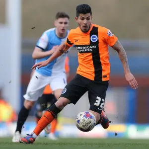 Brighton's Ledesma Faces Off Against Blackburn in Championship Clash (21MAR15)