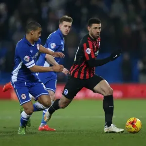 Brighton's Leon Best Fights for Goal Against Cardiff City in Sky Bet Championship Clash, 10th February 2015 Brighton's Leon Best Fights for Goal Against Cardiff City in Sky Bet Championship Clash, 10th February 2015