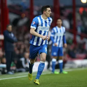 Print of Lewis Dunk in FA Cup Action Print of Lewis Dunk in FA Cup Action
