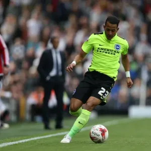 Brighton's Liam Rosenior in Action Against Fulham in Sky Bet Championship Clash (15/08/2015) Brighton's Liam Rosenior in Action Against Fulham in Sky Bet Championship Clash (15/08/2015)
