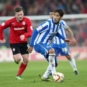 Brighton's Ulloa in Action against Cardiff, Npower Championship 2013 Brighton's Ulloa in Action against Cardiff, Npower Championship 2013
