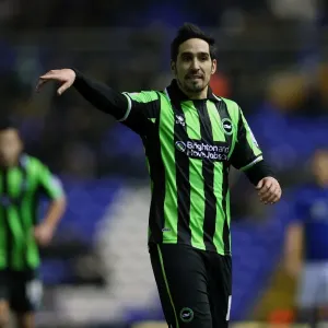 Brighton's Vicente Shines in Championship Clash against Blackburn Rovers at St. Andrews (January 19, 2013)
