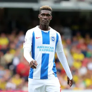 Brighton's Yves Bissouma in Action Against Watford (11AUG18)