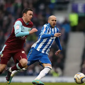 Bruno in Action: Brighton & Hove Albion vs. Burnley, Npower Championship, Amex Stadium, February 23, 2013 Bruno in Action: Brighton & Hove Albion vs. Burnley, Npower Championship, Amex Stadium, February 23, 2013