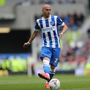 Bruno Saltor: In Action Against Bournemouth, Sky Bet Championship 2015 (Brighton & Hove Albion)