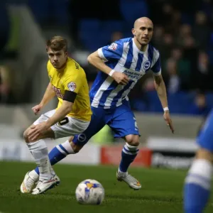 Bruno Saltor in Action: Brighton and Hove Albion vs Derby County, Sky Bet Championship 2015 Bruno Saltor in Action: Brighton and Hove Albion vs Derby County, Sky Bet Championship 2015
