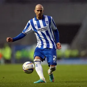 Bruno Saltor of Brighton & Hove Albion in Action against Bolton Wanderers, Npower Championship, Amex Stadium, November 24, 2012 Bruno Saltor of Brighton & Hove Albion in Action against Bolton Wanderers, Npower Championship, Amex Stadium, November 24, 2012