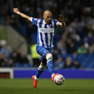 Bruno Saltor of Brighton and Hove Albion in Action Against Huddersfield Town, American Express Community Stadium, 14th April 2015 Bruno Saltor of Brighton and Hove Albion in Action Against Huddersfield Town, American Express Community Stadium, 14th April 2015