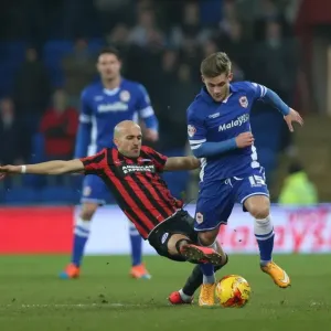 Bruno Saltor of Brighton and Hove Albion Faces Off in Championship Clash against Cardiff City (10FEB15) Bruno Saltor of Brighton and Hove Albion Faces Off in Championship Clash against Cardiff City (10FEB15)