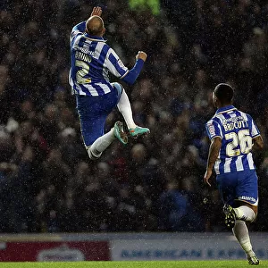 Bruno Saltor Scores First Goal: Brighton & Hove Albion Takes 1-0 Lead Against Bolton Wanderers, Npower Championship (November 24, 2012)