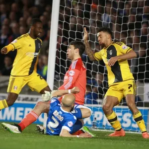 Bruno Saltor Scores Stunner: Brighton and Hove Albion vs. Fulham, Sky Bet Championship 2016 Bruno Saltor Scores Stunner: Brighton and Hove Albion vs. Fulham, Sky Bet Championship 2016