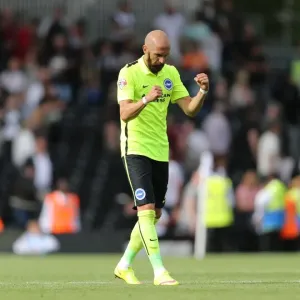 Bruno Saltor's Celebration: Brighton Secure Hard-Fought Victory Over Fulham in Sky Bet Championship (15/08/2015) Bruno Saltor's Celebration: Brighton Secure Hard-Fought Victory Over Fulham in Sky Bet Championship (15/08/2015)
