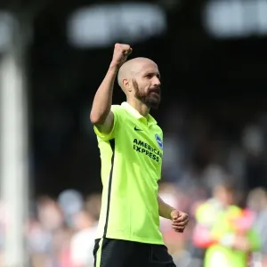 Bruno Saltor's Celebration: Brighton and Hove Albion's Win at Fulham, Sky Bet Championship 2015 Bruno Saltor's Celebration: Brighton and Hove Albion's Win at Fulham, Sky Bet Championship 2015