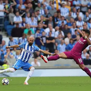 Bruno vs Aguero: Clash of the Titans in Brighton & Hove Albion vs Manchester City (12th August 2017) Bruno vs Aguero: Clash of the Titans in Brighton & Hove Albion vs Manchester City (12th August 2017)