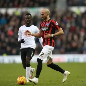 Bruno's Determination: Derby County vs. Brighton & Hove Albion, Sky Bet Championship, iPro Stadium, December 2014