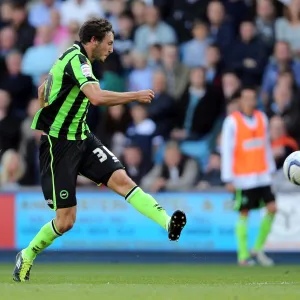 Will Buckley during Millwall v Brighton & Hove Albion, Npower Championship