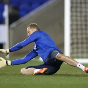 Casper Ankergren in Action: Reading vs. Brighton and Hove Albion, Championship Clash at Madejski Stadium (10MAR15)