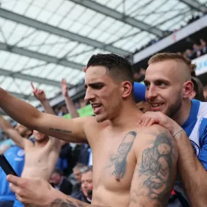 Championship Clash: Brighton and Hove Albion vs. Wigan Athletic at the American Express Community Stadium (17th April 2017) Championship Clash: Brighton and Hove Albion vs. Wigan Athletic at the American Express Community Stadium (17th April 2017)