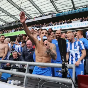Championship Showdown: Brighton and Hove Albion vs. Wigan Athletic at American Express Community Stadium (17APR17) Championship Showdown: Brighton and Hove Albion vs. Wigan Athletic at American Express Community Stadium (17APR17)